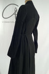 Marc le bihan double fabric dress 2185 black